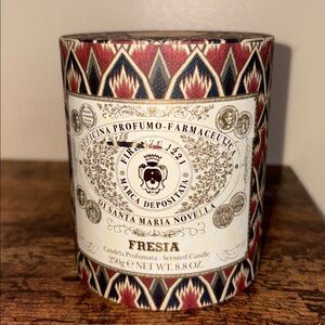 Santa Maria Novella Fresa Scented Candle - Red and Black